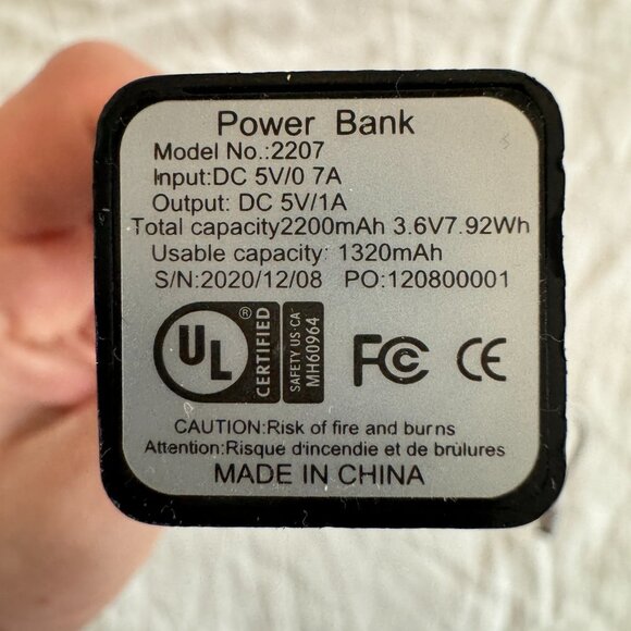 Portable Charge and Go Power Bank with Cord - Picture 5 of 6